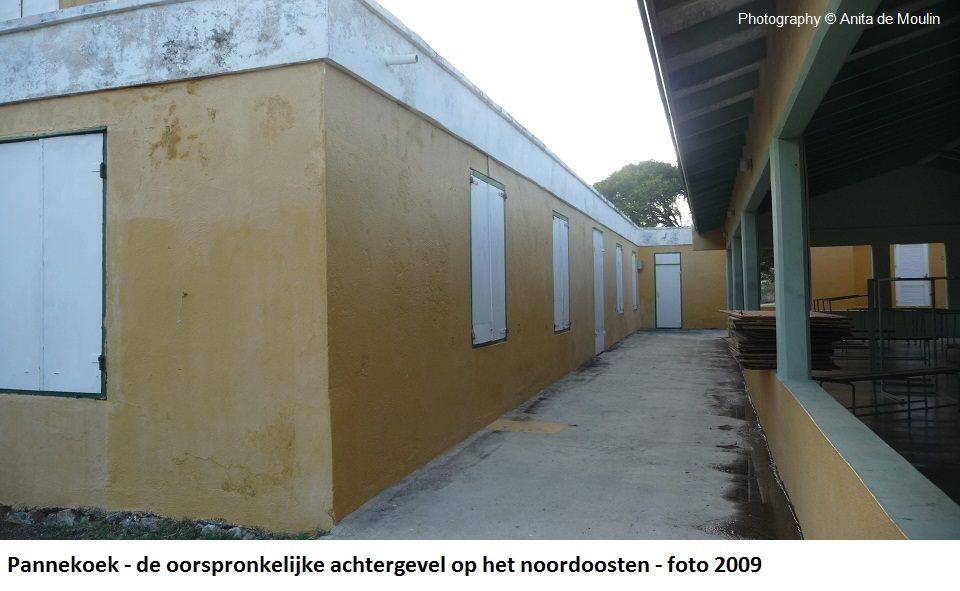 23. Pannekoek oorspronkelijke achtergevel op het noordoosten 2009